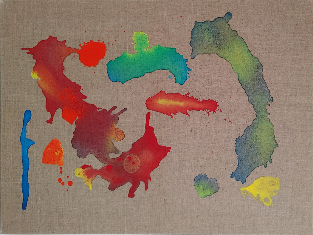 Die Harmonie der Gegensätze, Acryl auf leinen, 60 x 80 cm