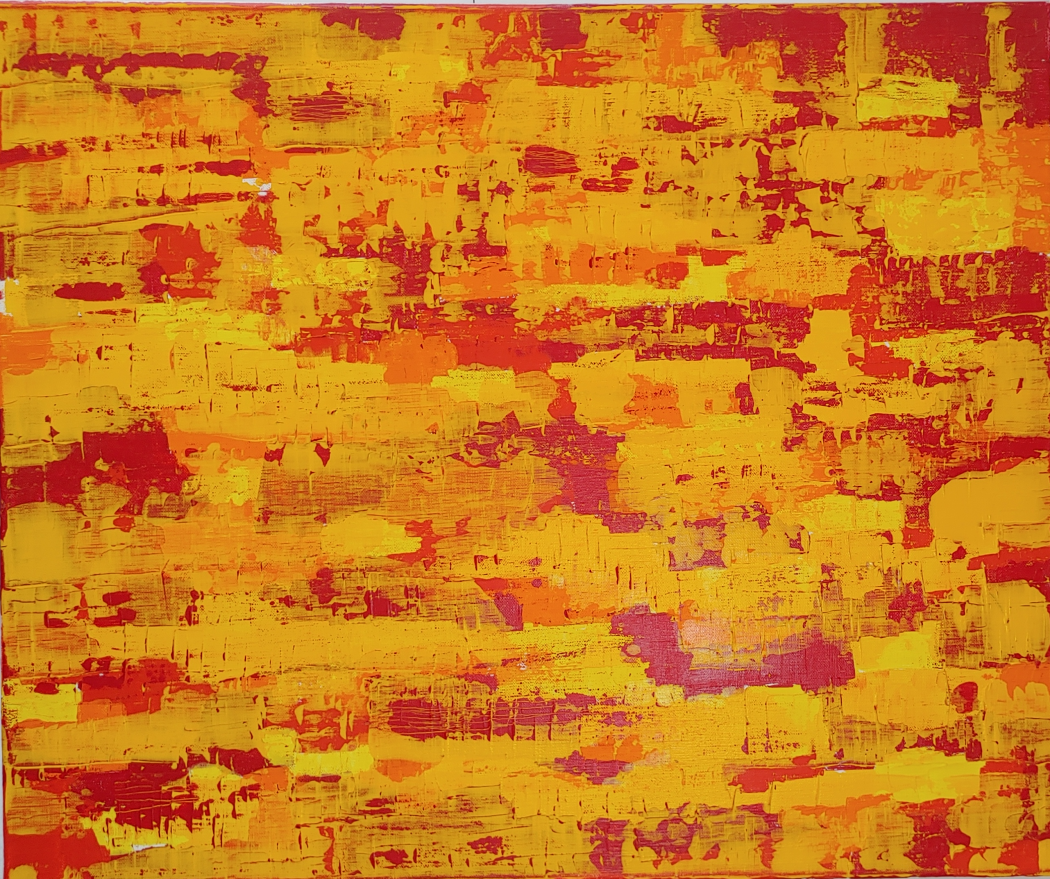 Das Einzige, was beständig ist, ist die Veränderung, Acryl auf Leinen, 50 x 60 cm